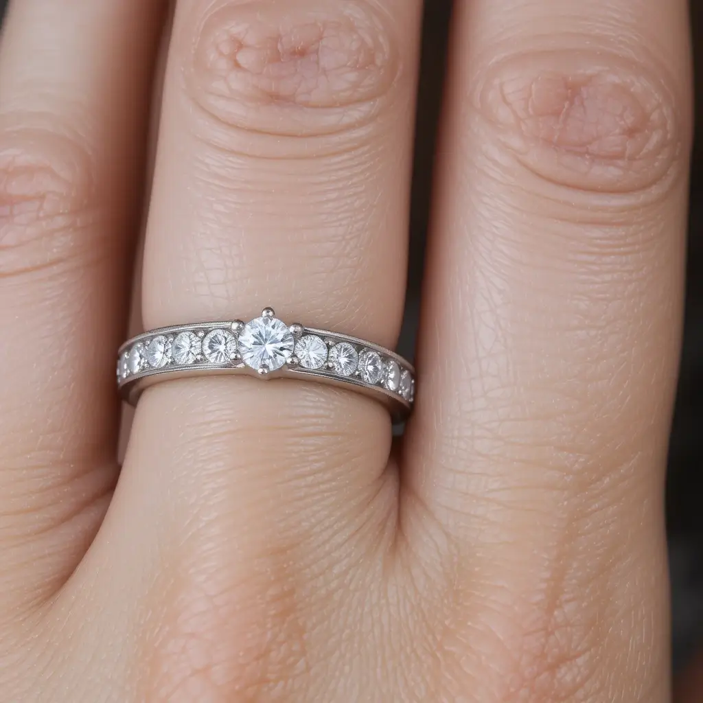 Channel-Set Diamond Band