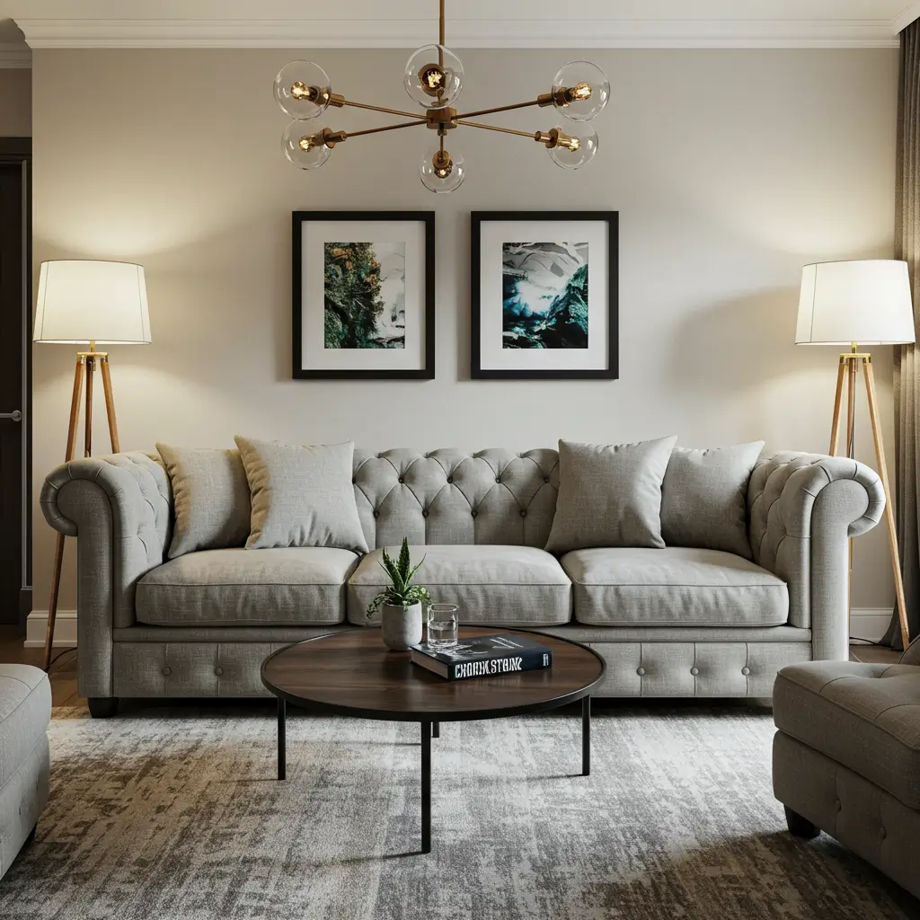 Chesterfield Sofa with Modern Twist