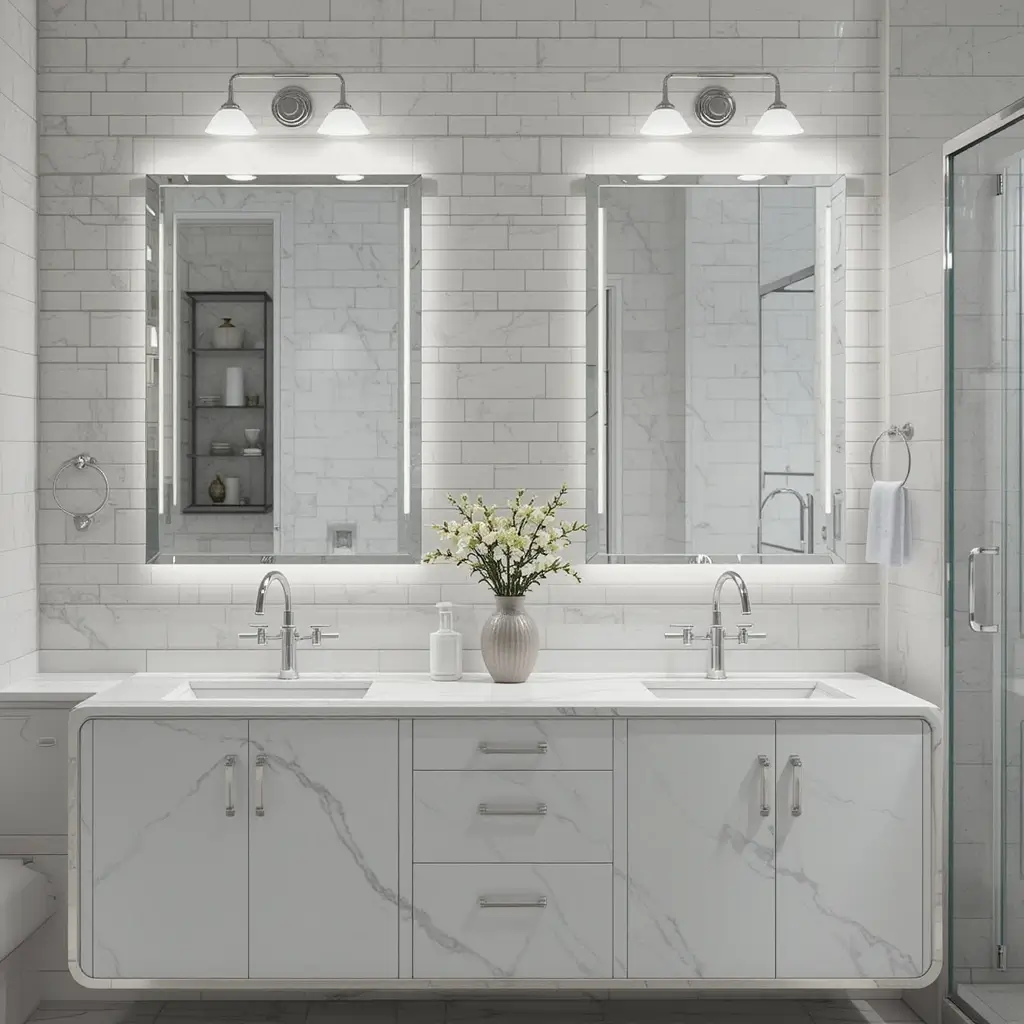 Chrome Finish Fixtures for Timeless Shine