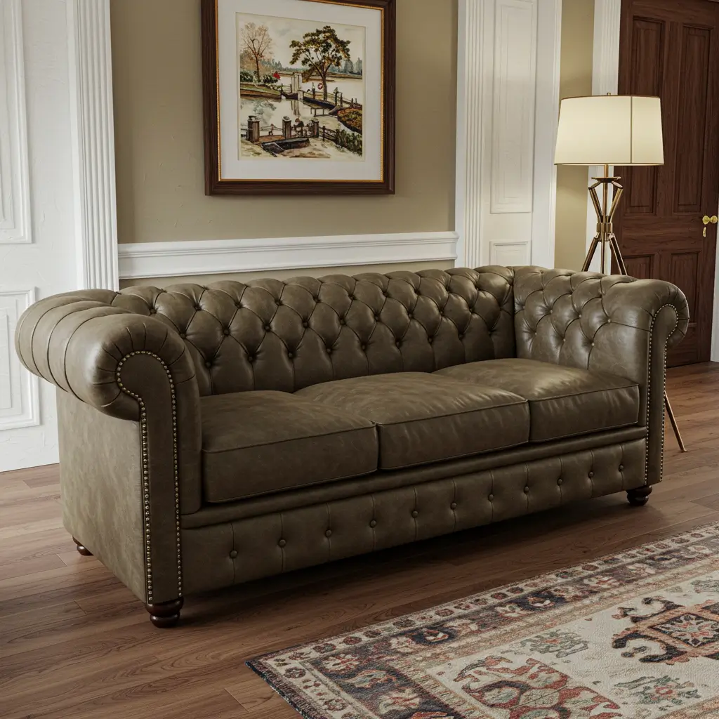 Classic Chesterfield Sofa