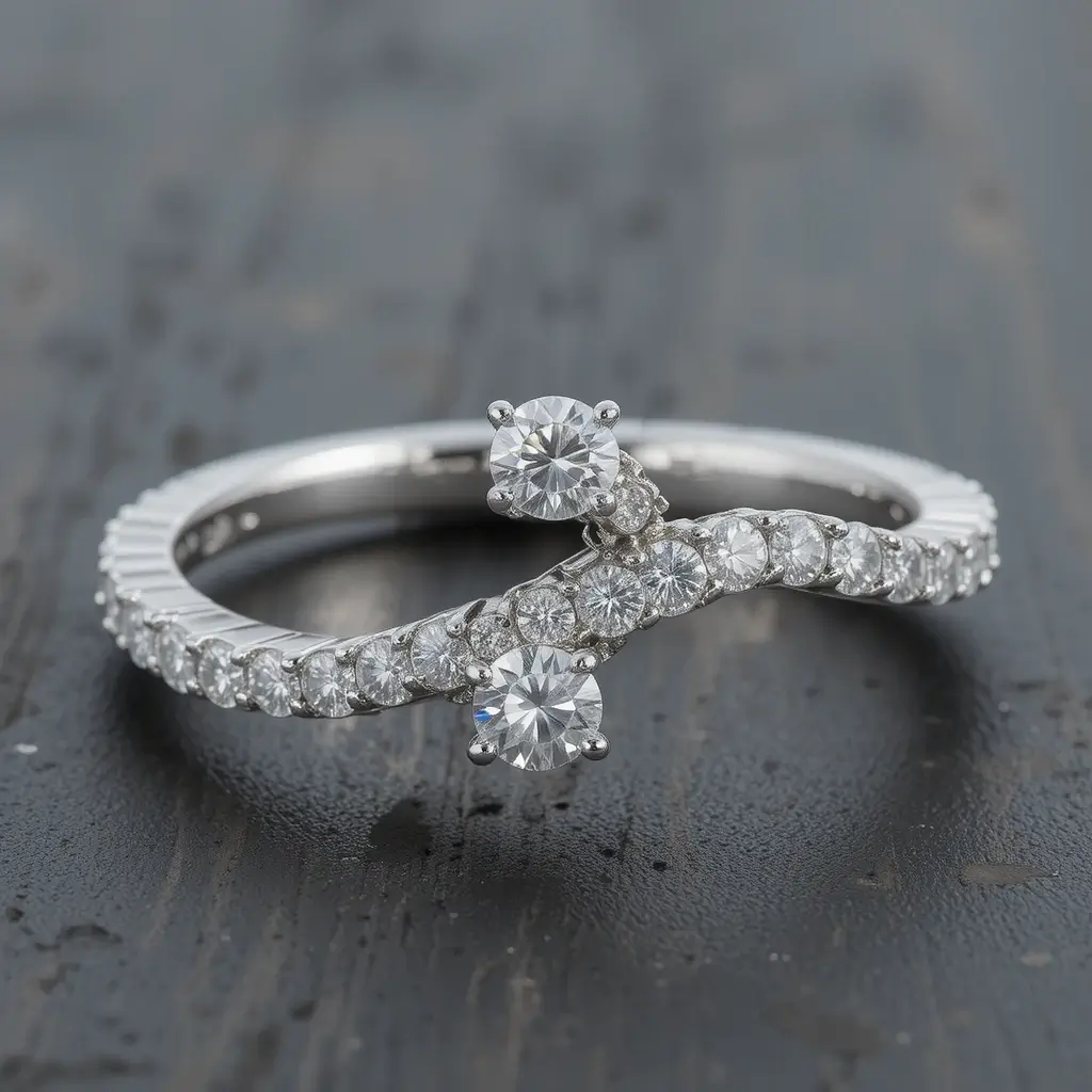 Classic Diamond Stack for Timeless Elegance