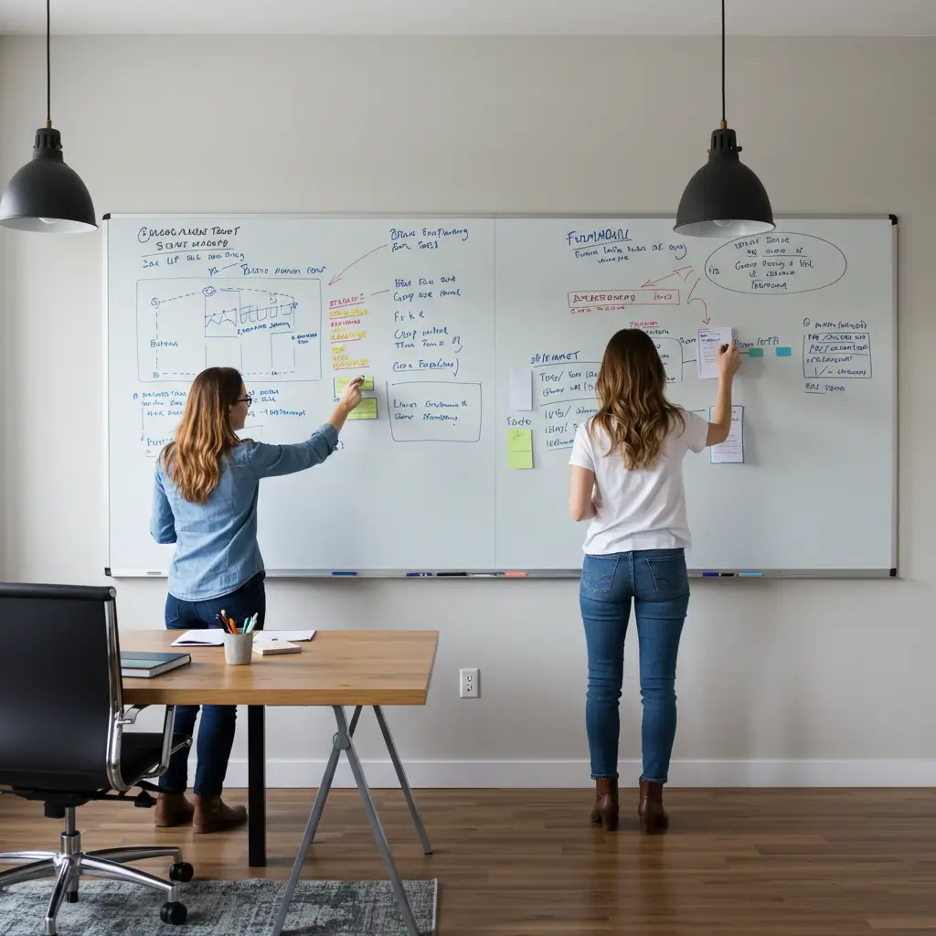 Collaborative Whiteboard Wall