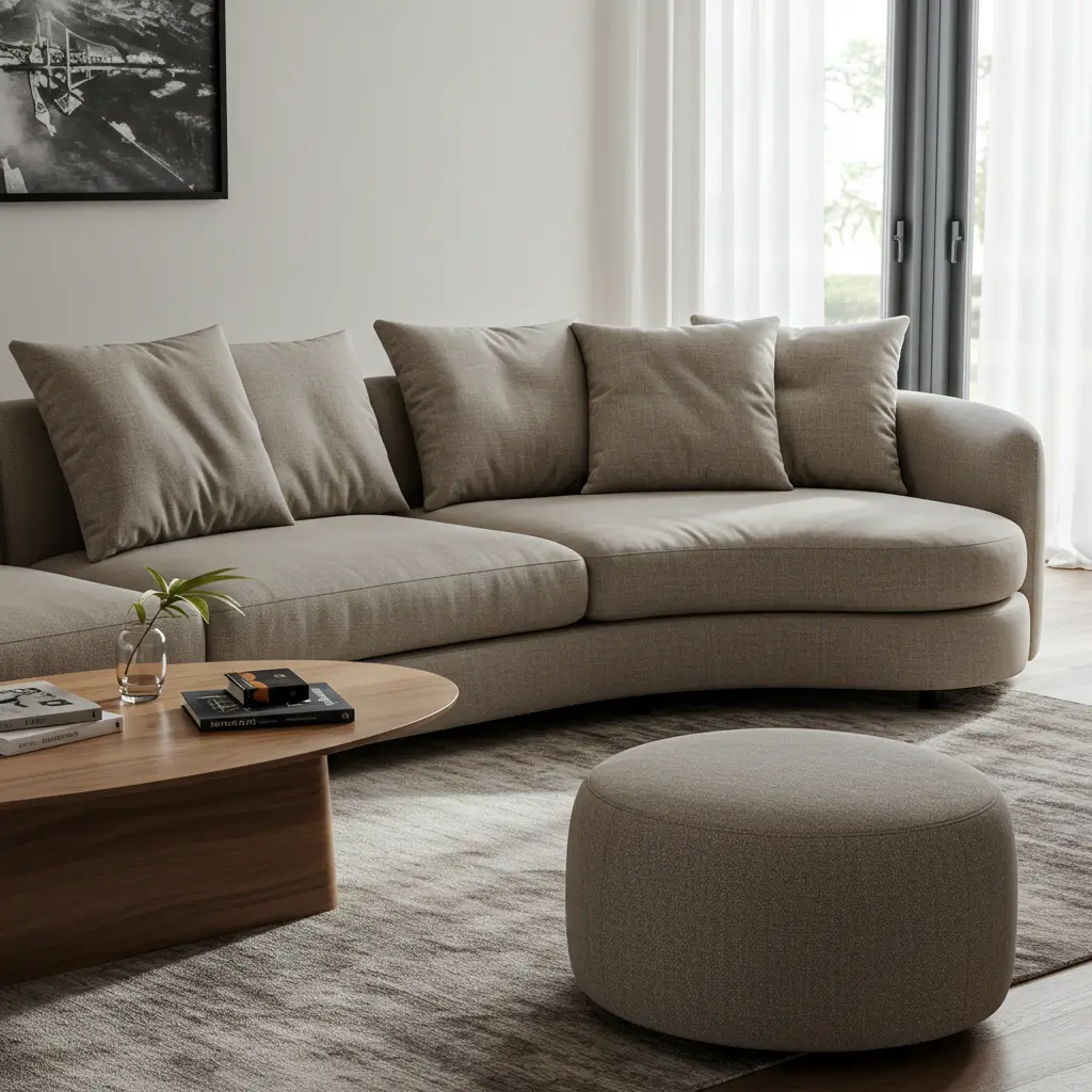 Compact Curved Sofas