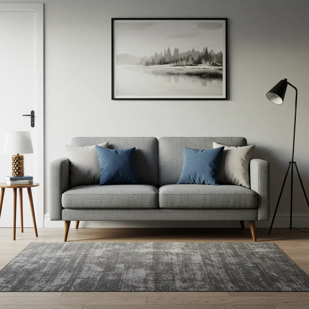Compact Sofa with Arms