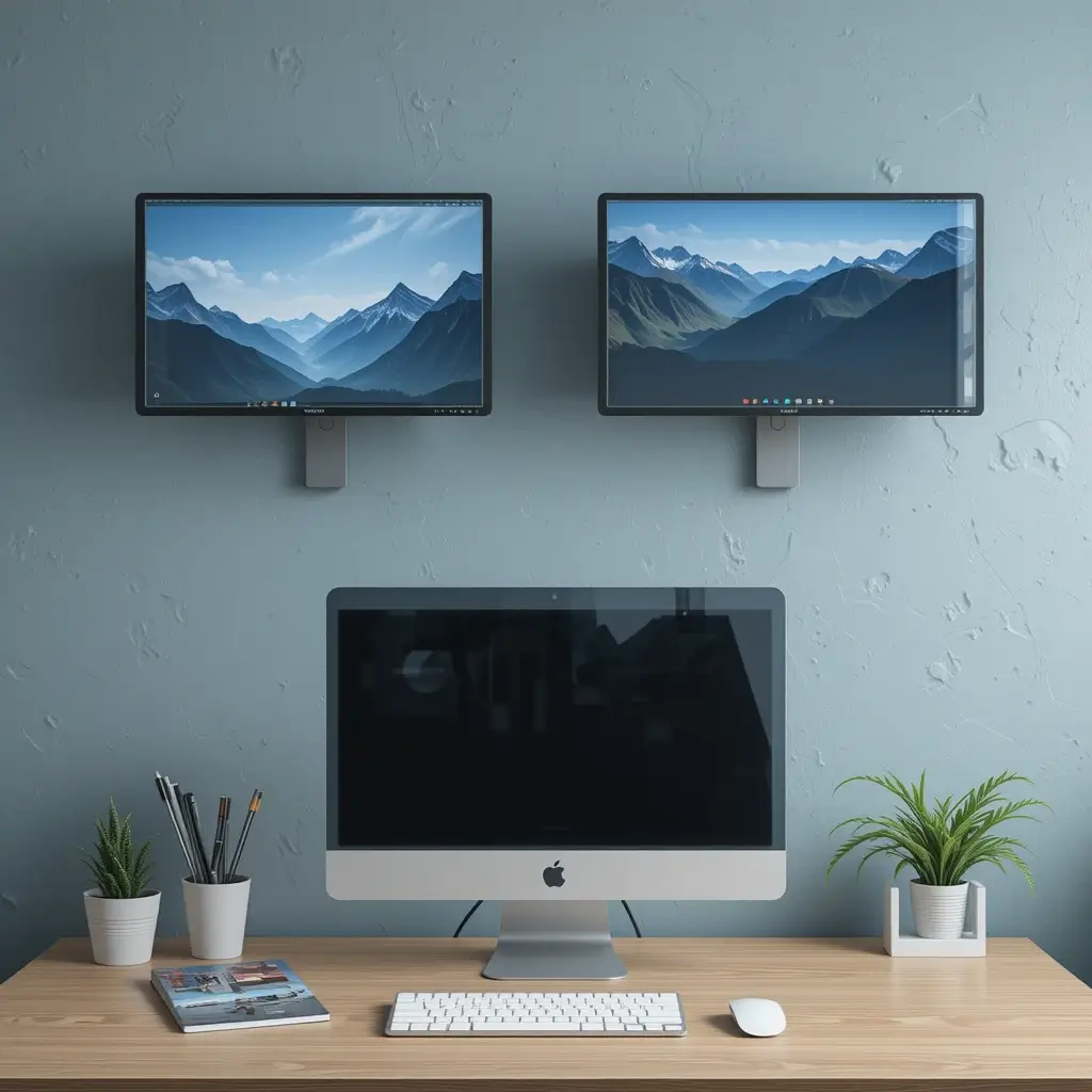 Compact Wall-Mounted Monitors