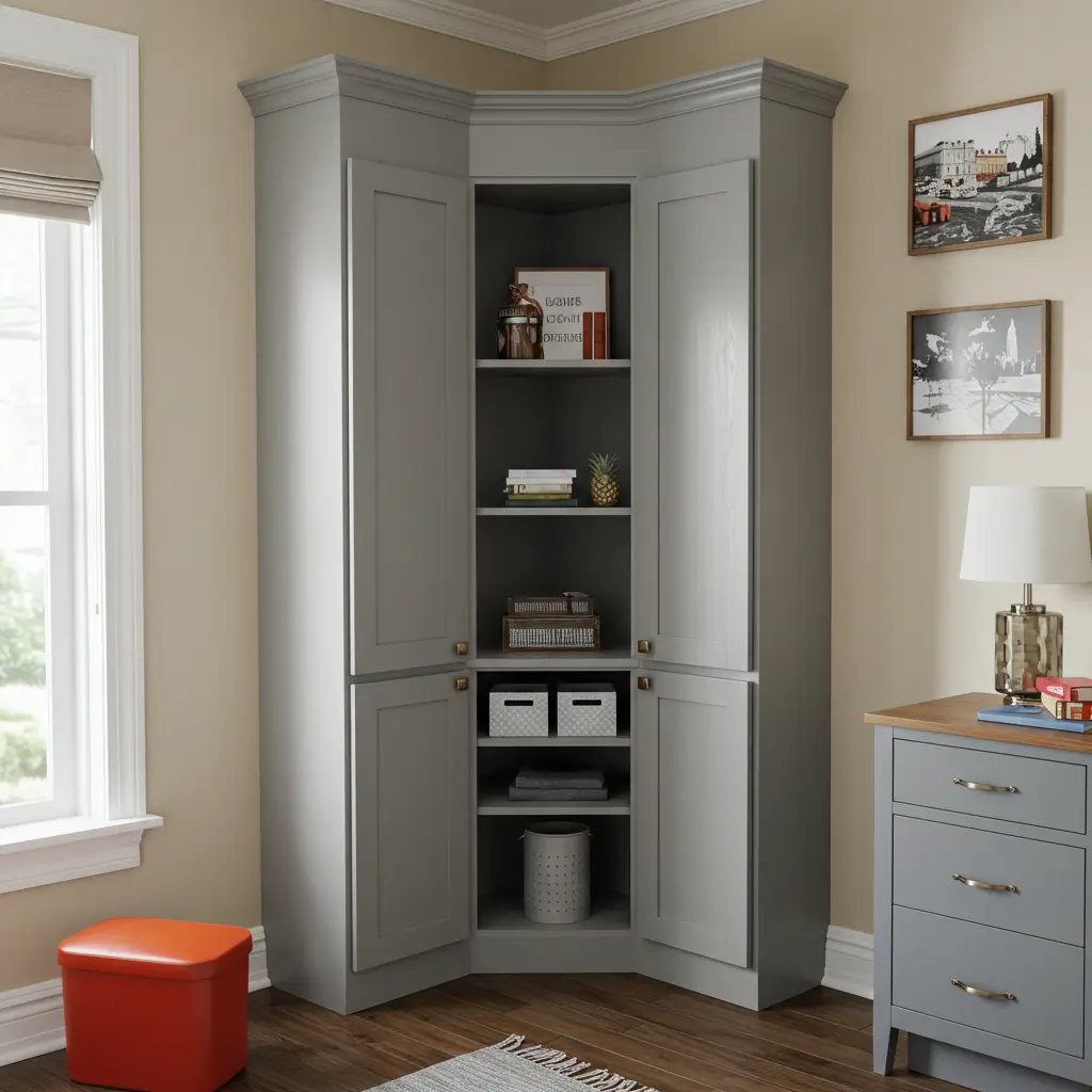 Corner Cupboards for Unused Spaces
