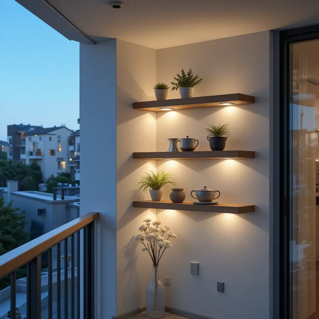 Corner Shelf Lights