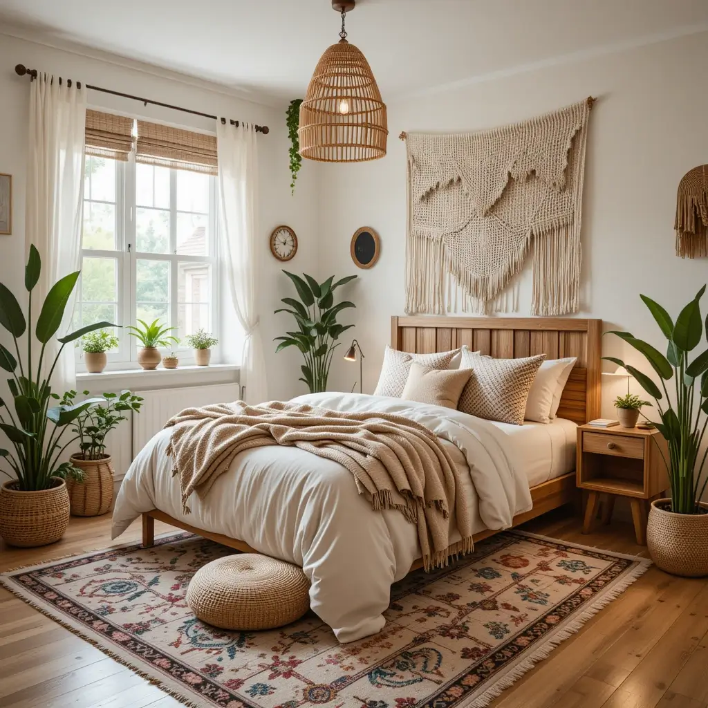Cozy Boho Chic Bedroom