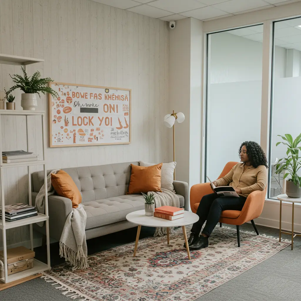 Cozy Office Lounge Area