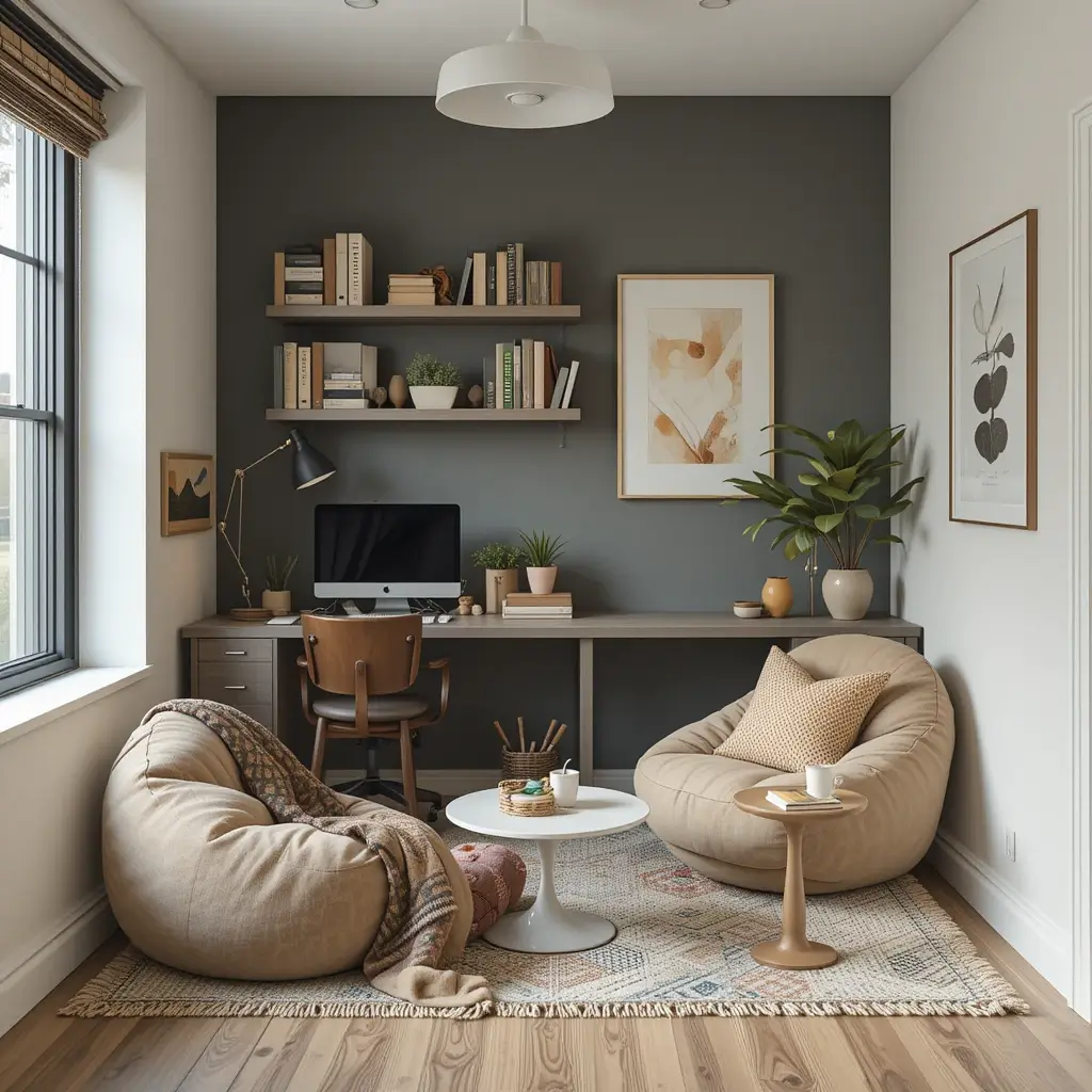 Cozy Office Nook for Breaks