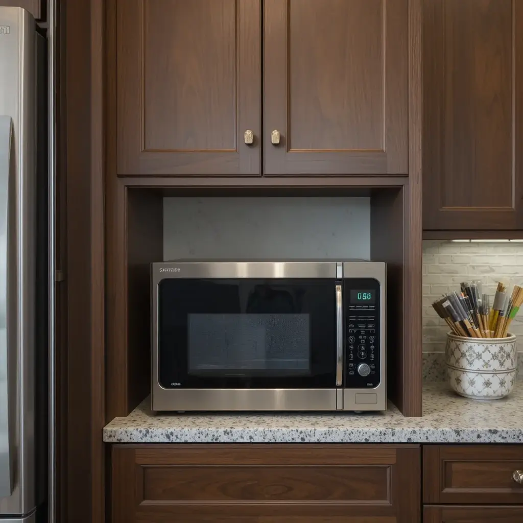 Create a Built In Microwave Niche