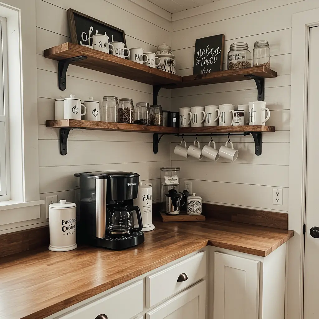 Create a Coffee Station Nook