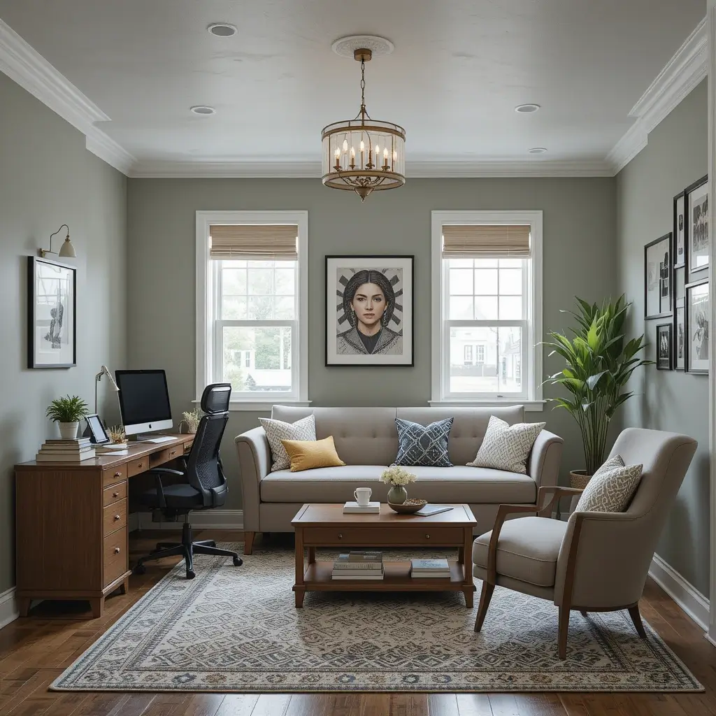  Create a Cozy Office Lounge Area