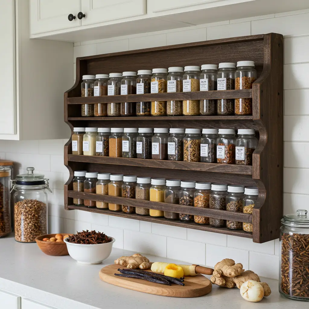 Create a Wall Spice Rack