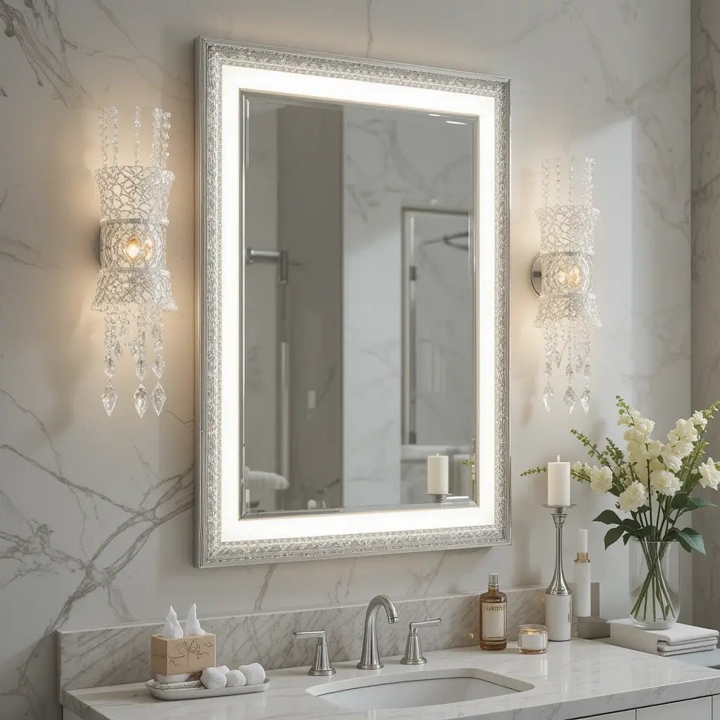 Crystal Vanity Lights for a Touch of Elegance