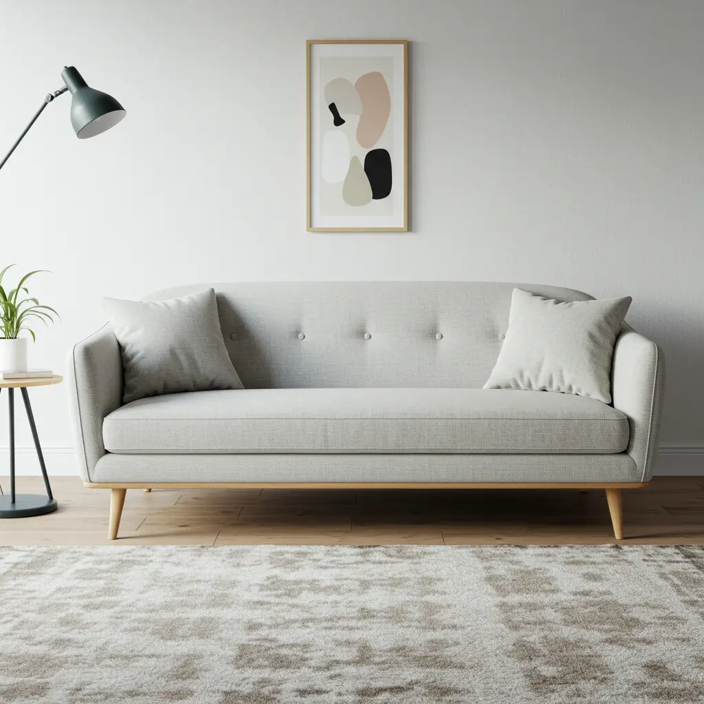 Curved Arm Sofa