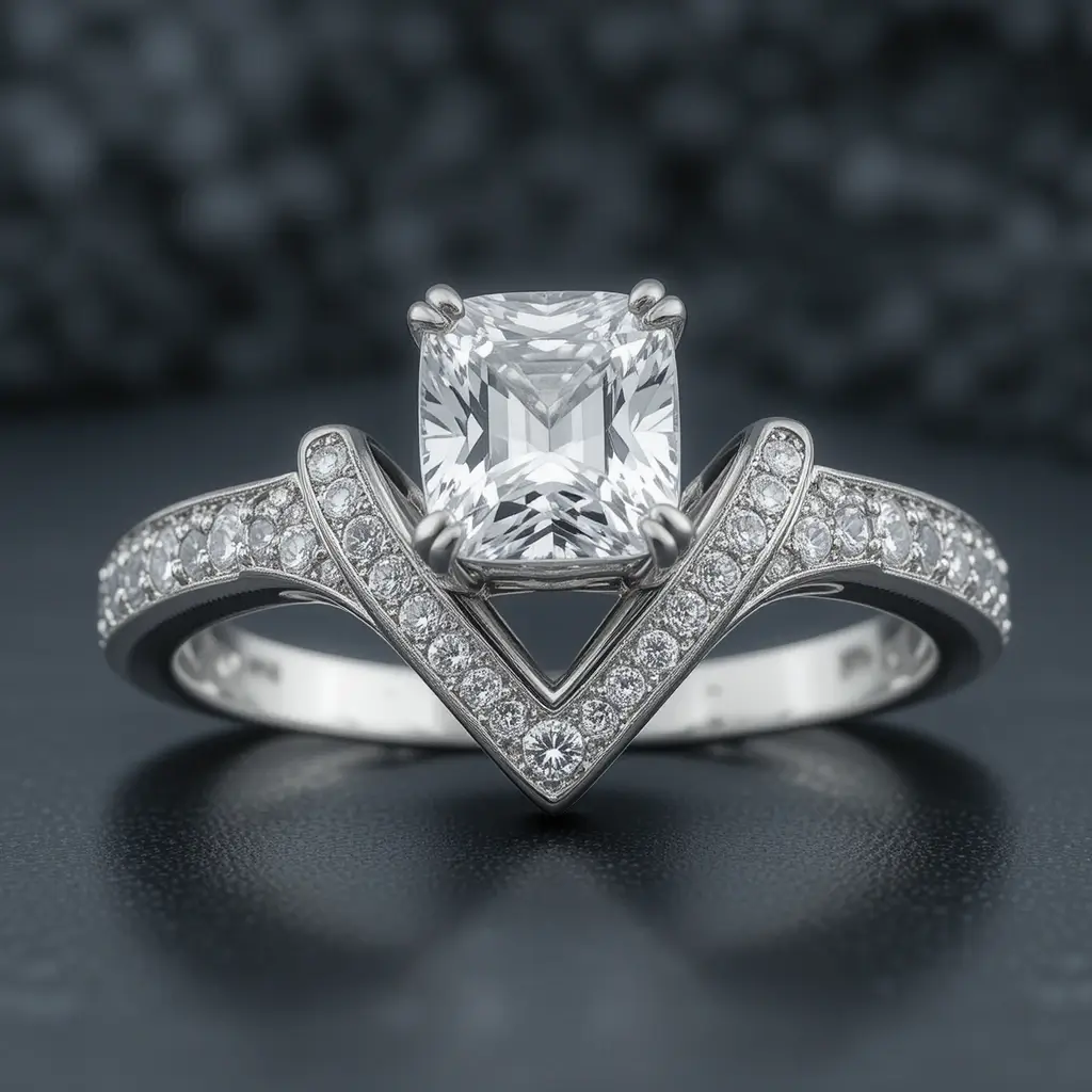 Curved V-Shaped Band