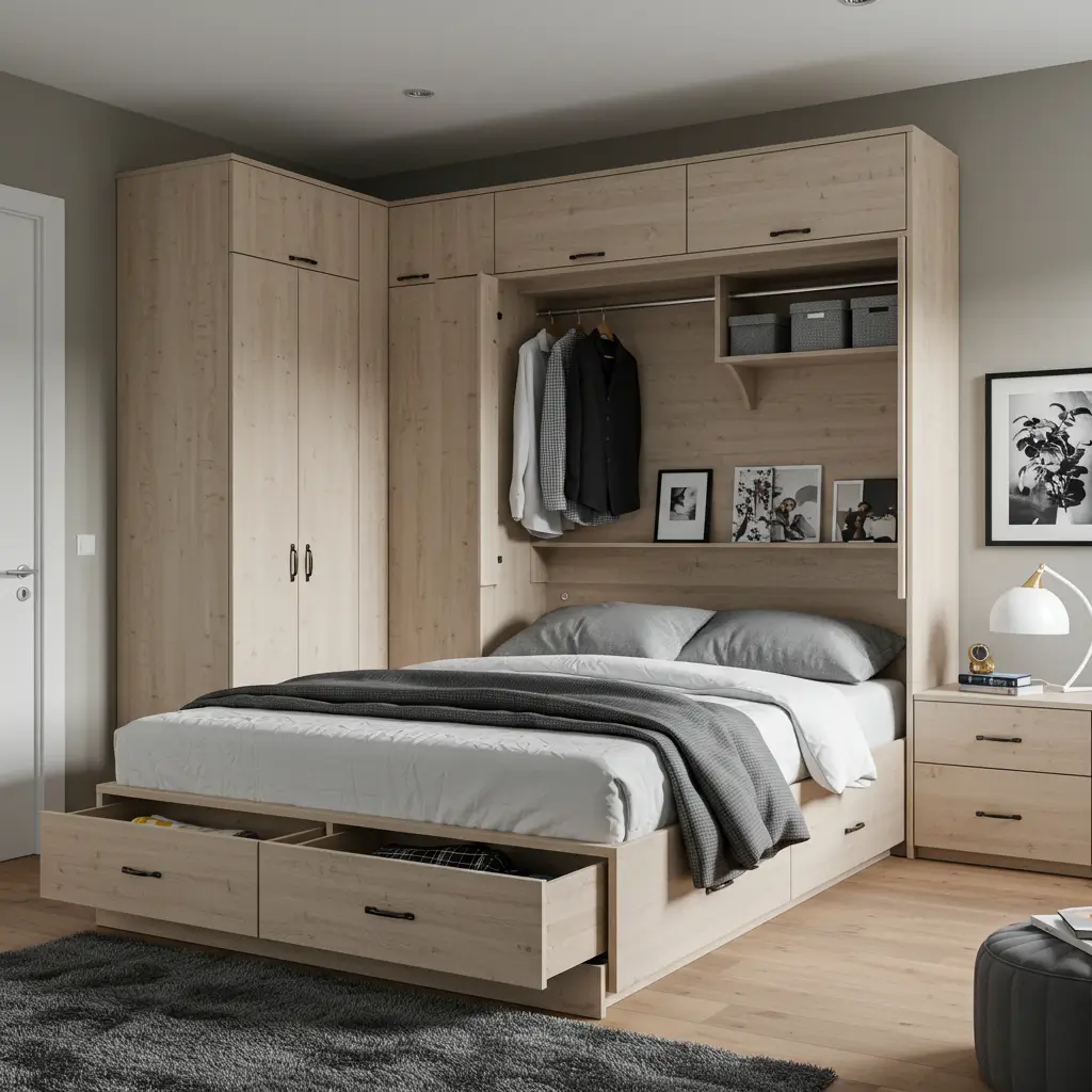 Custom Cupboards Under Slanted Ceilings