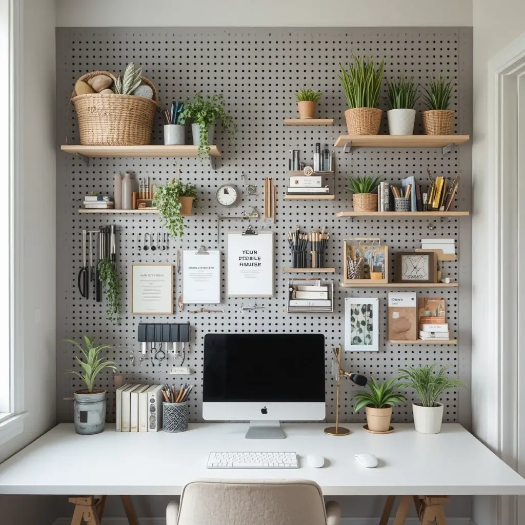 Customizable Pegboard Wall