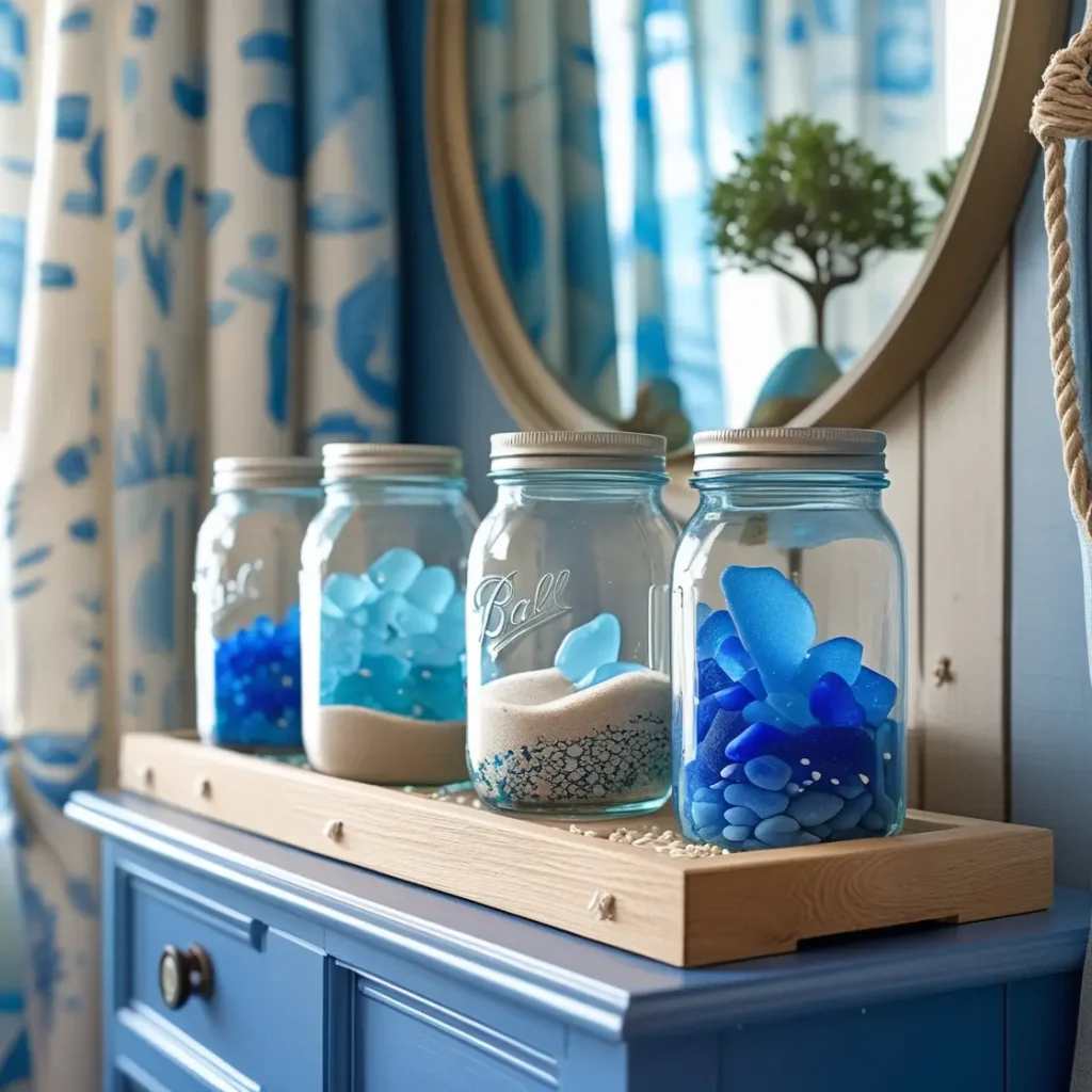 DIY Beach Jar Display