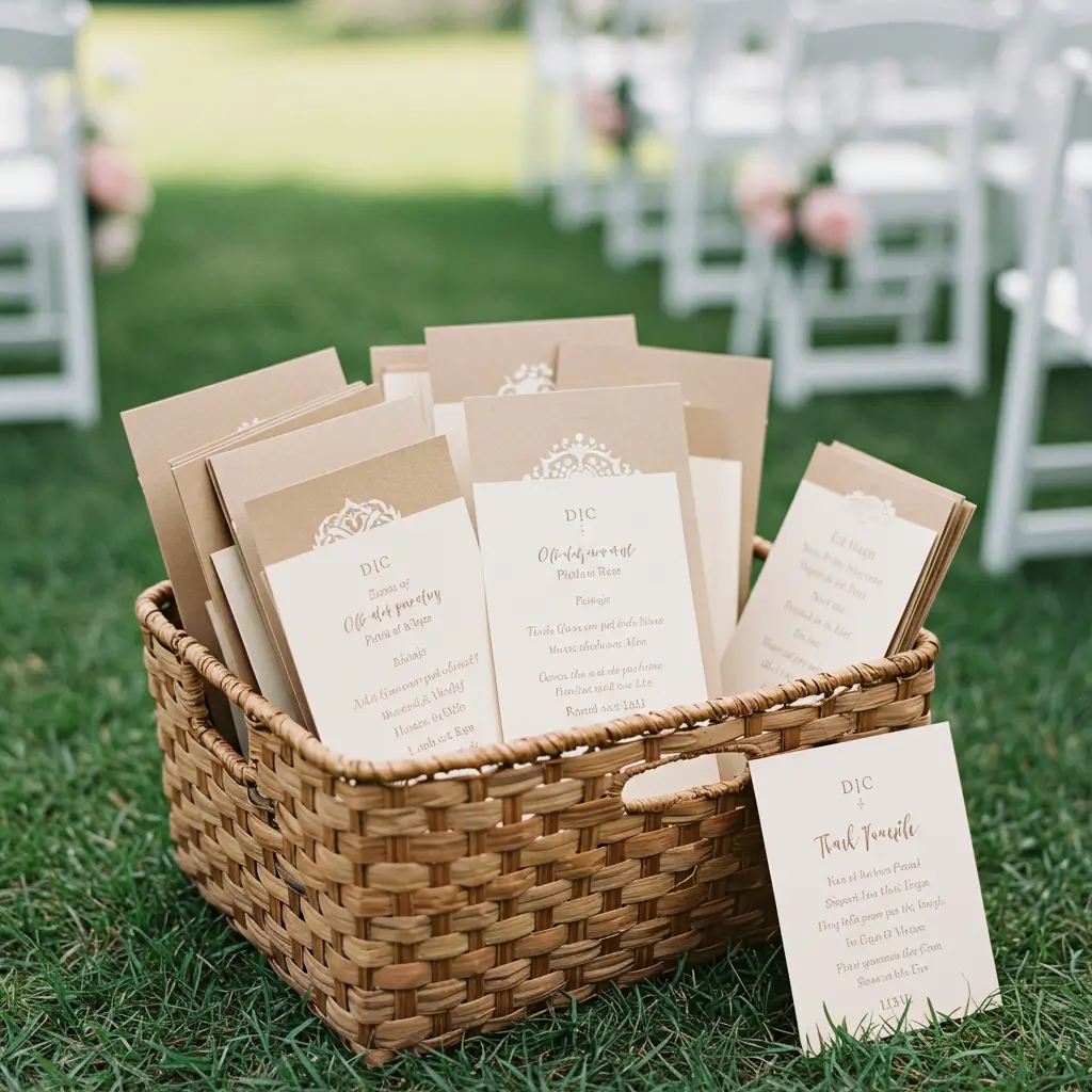 DIY Ceremony Programs