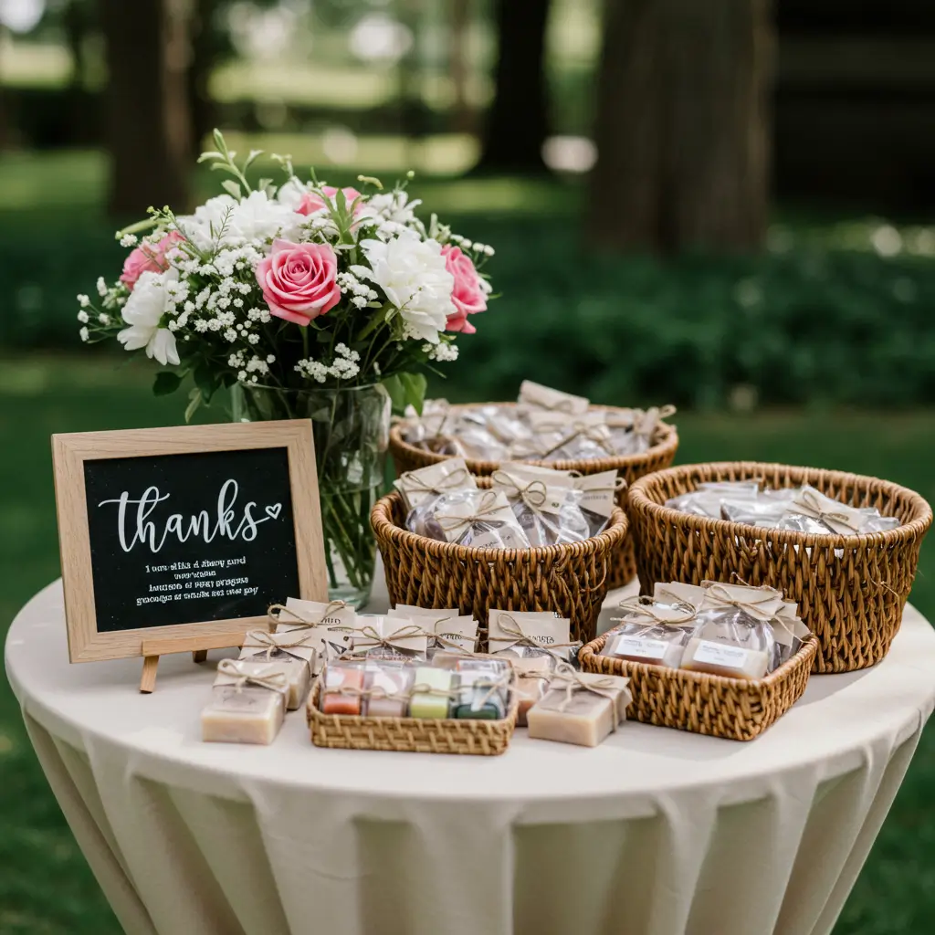 DIY Favors Table
