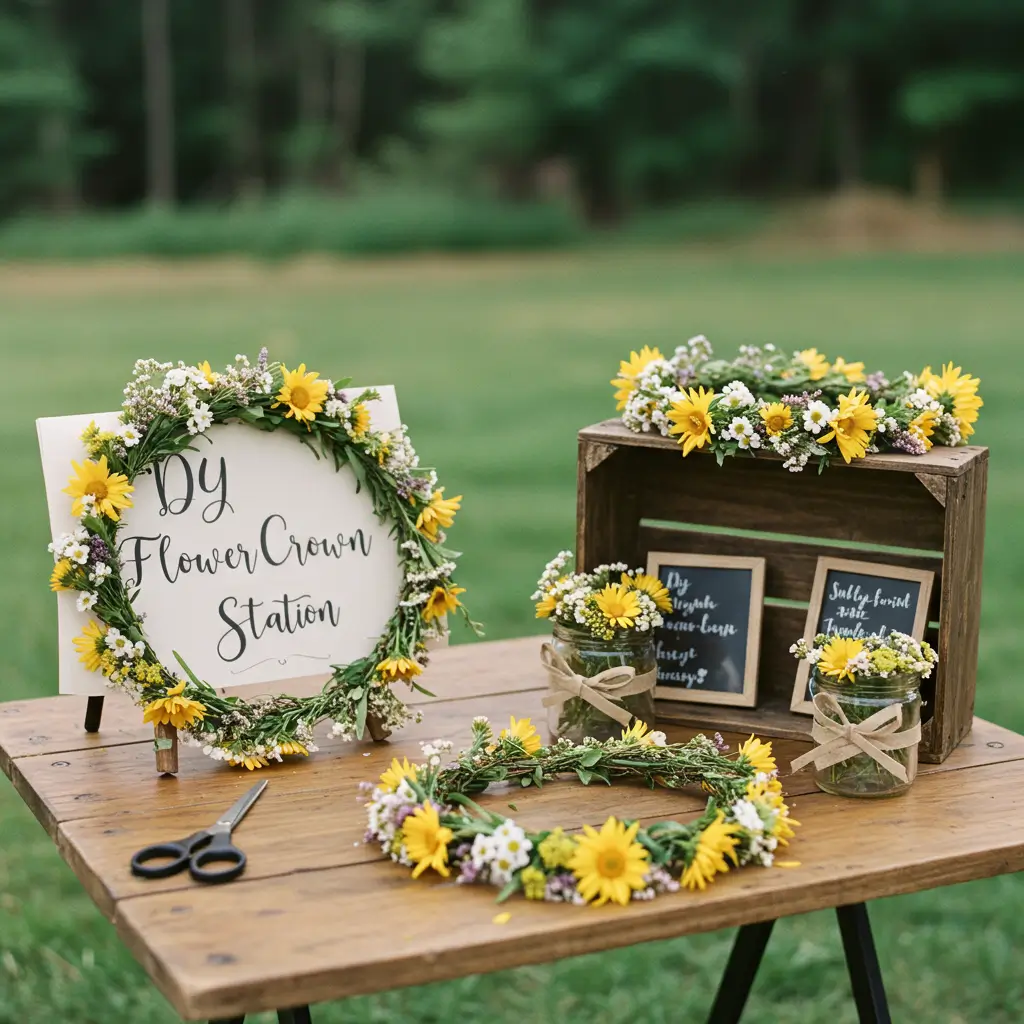 DIY Flower Crown Station