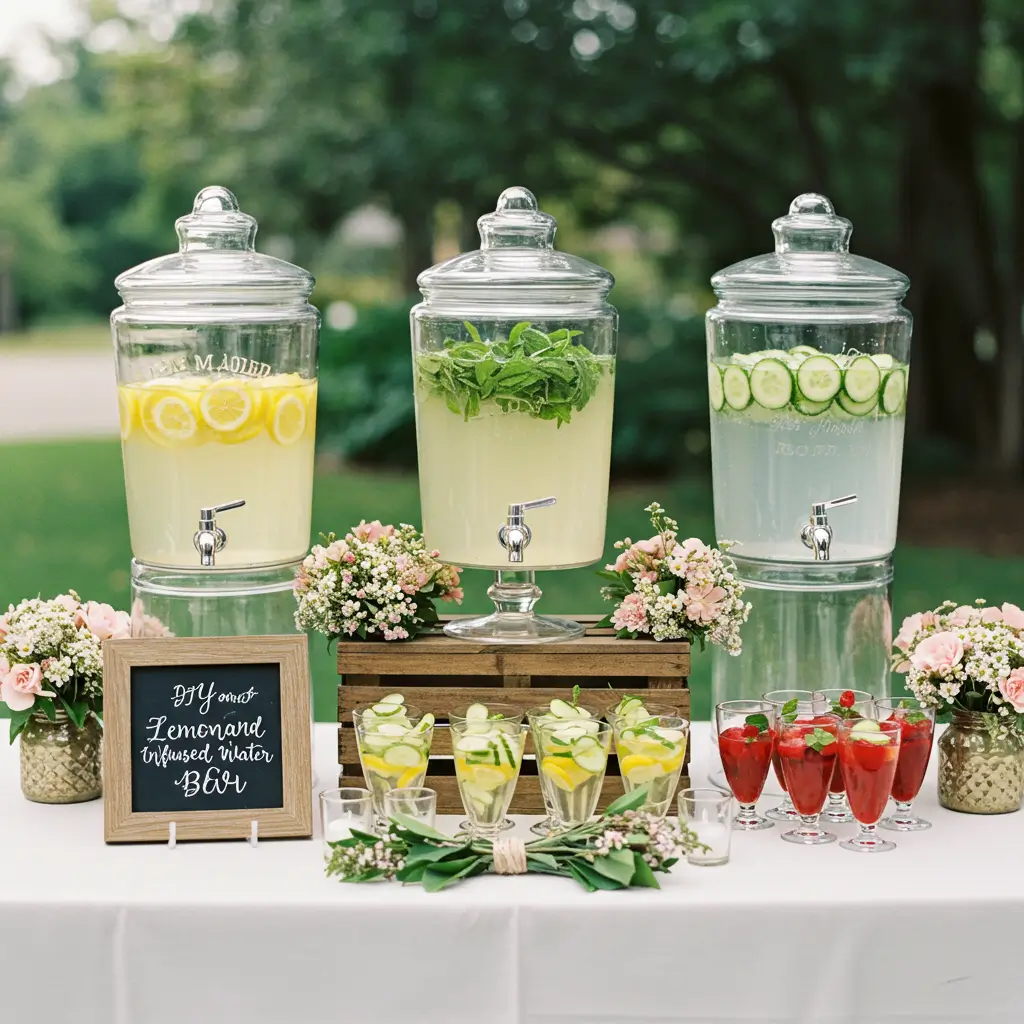 DIY Lemonade and Infused Water Bar