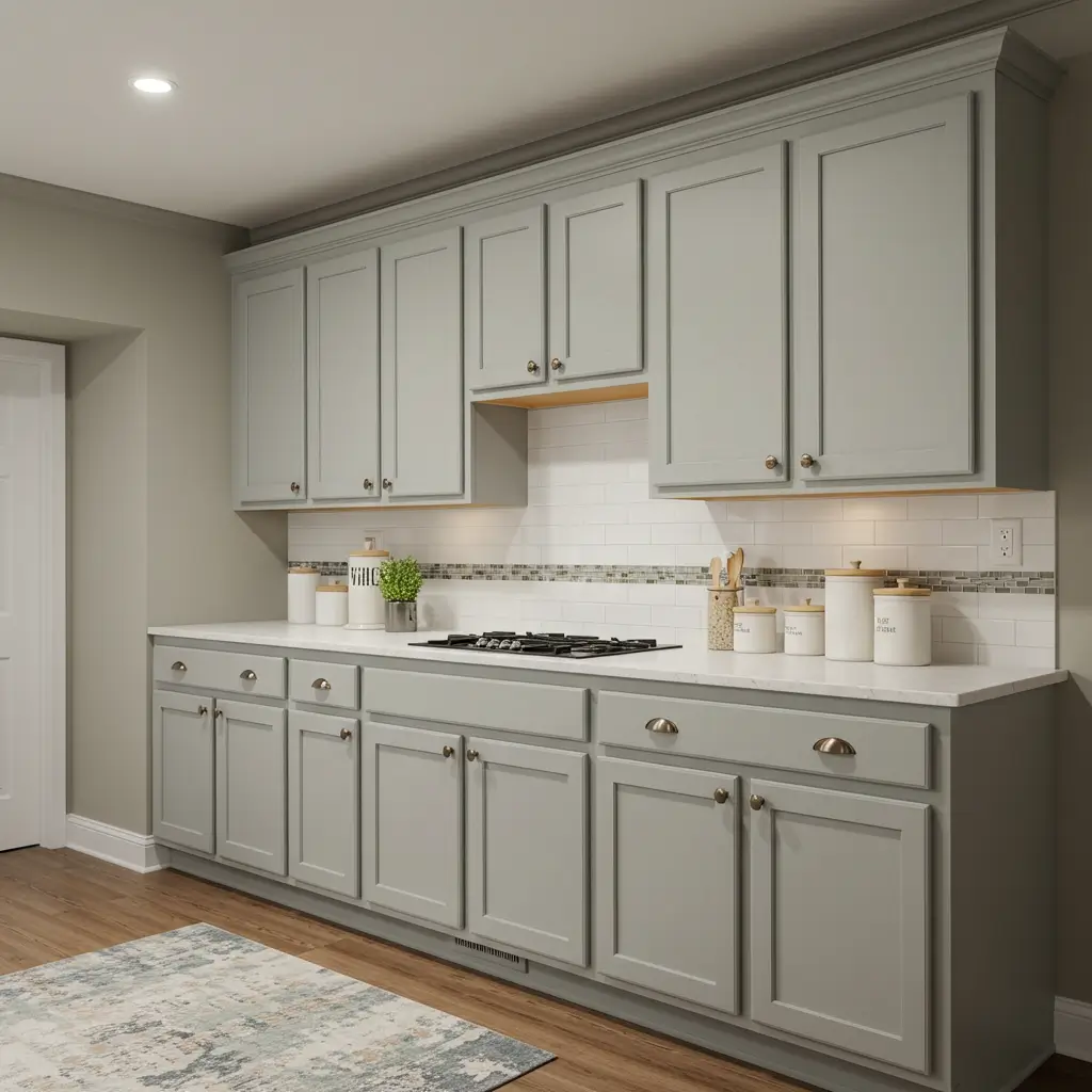 DIY Painted Cabinets