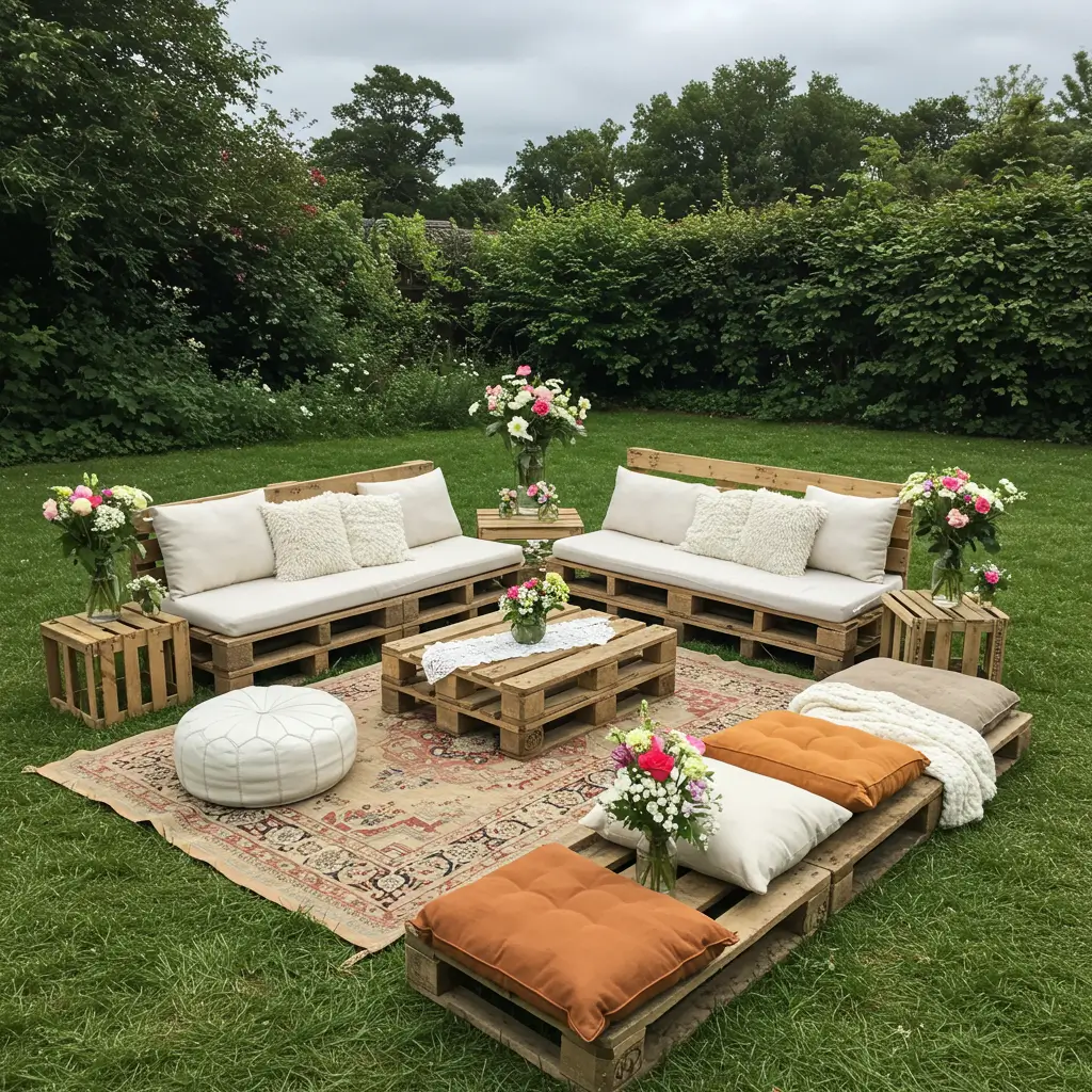 DIY Pallet Seating Lounge