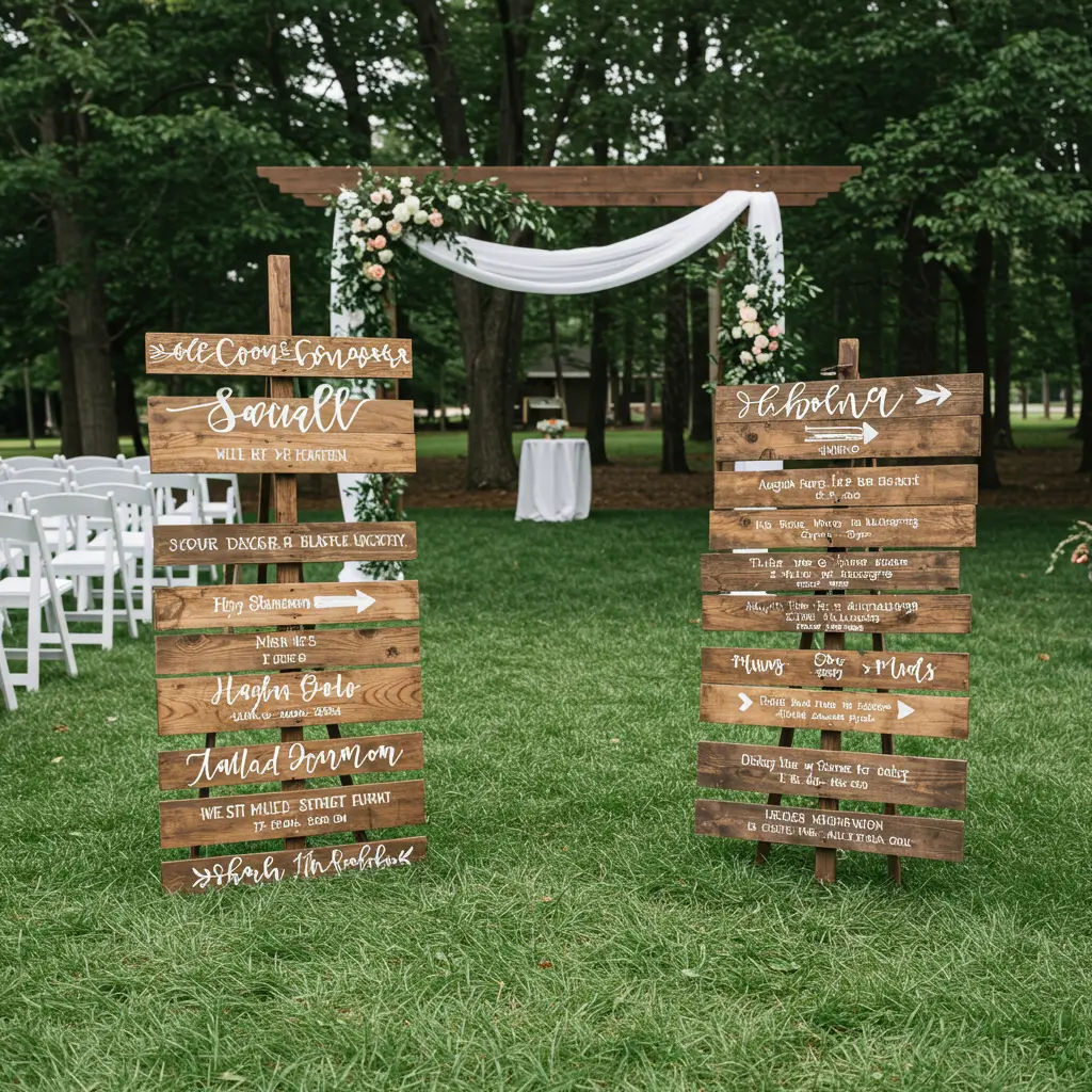 DIY Wedding Signage