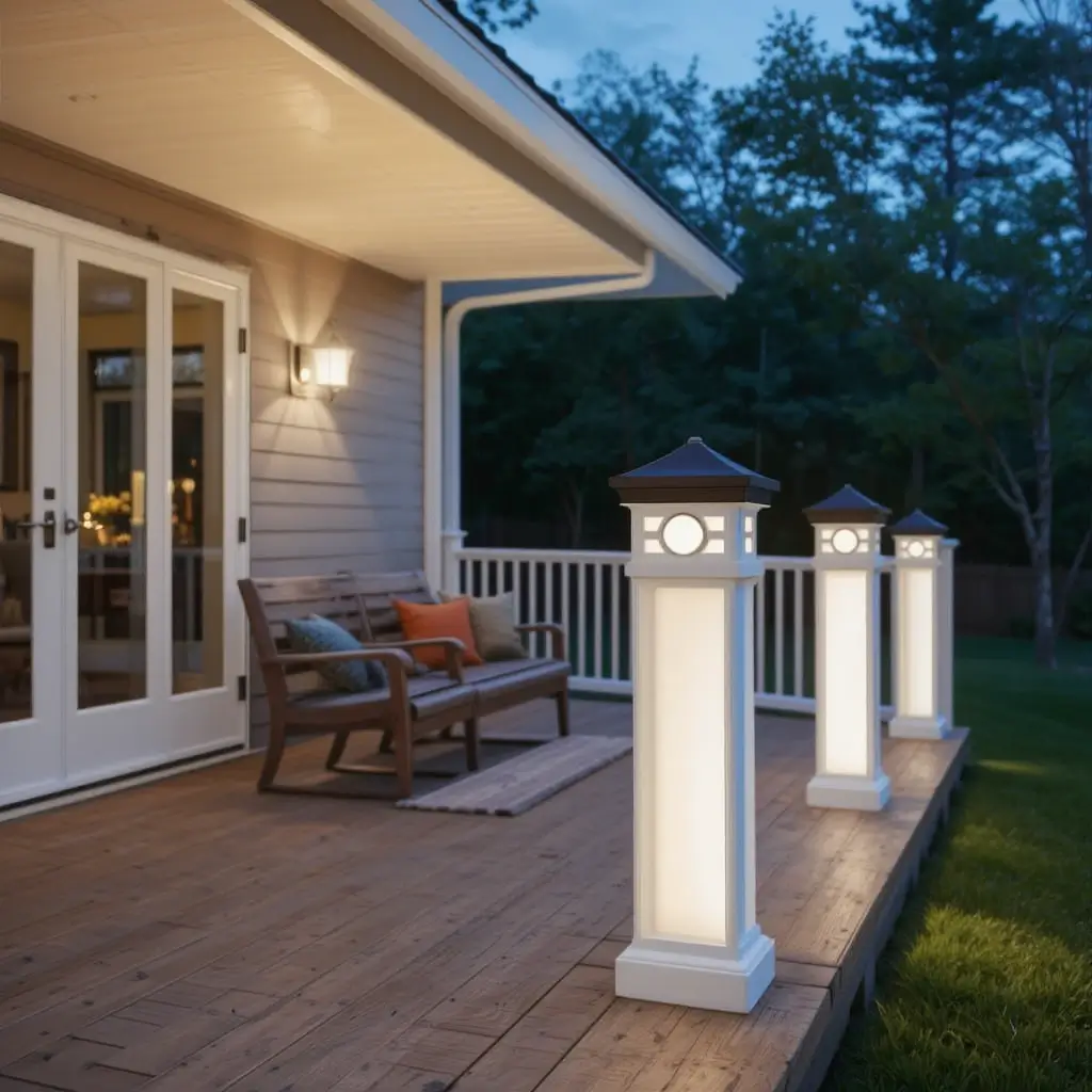 Deck Post Lights for a Clean Look