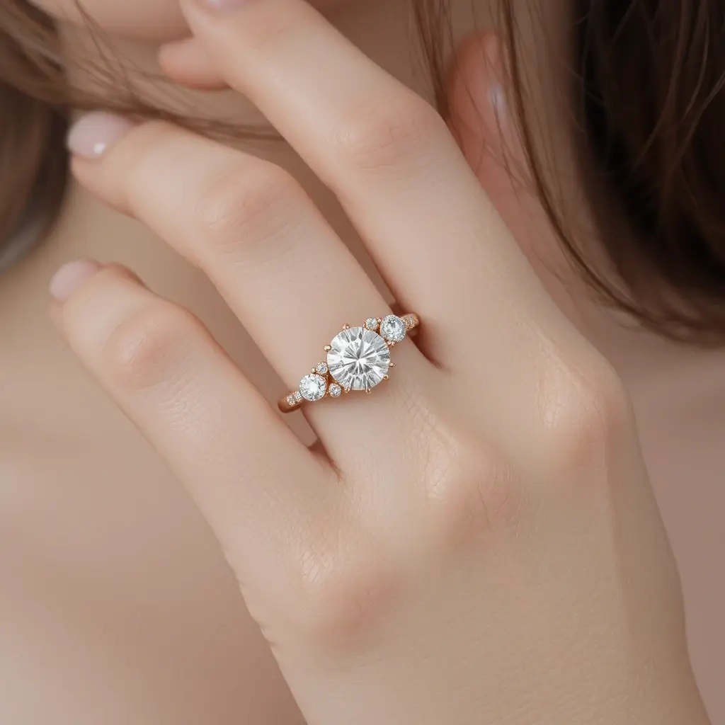 Diamond and Pearl Stack for Soft Elegance