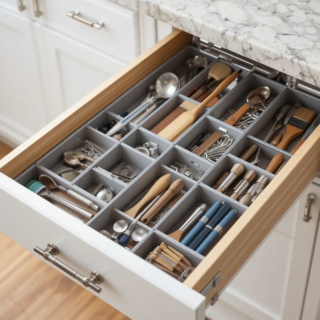 Drawer Dividers for Baking Tools