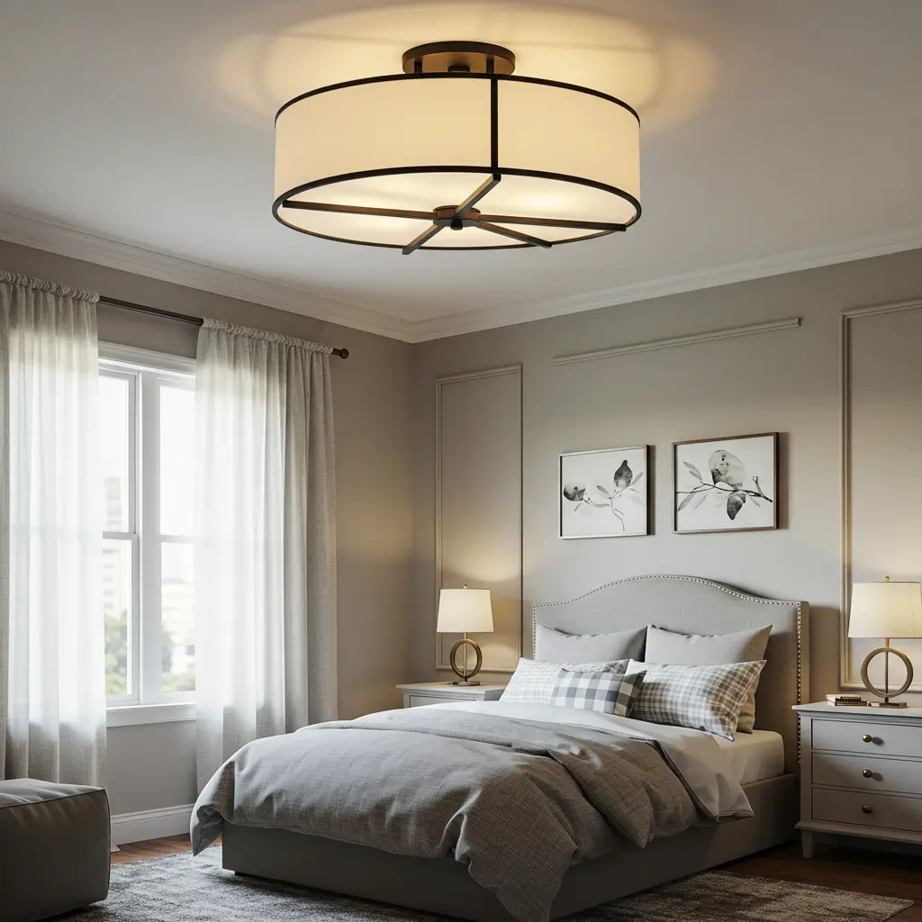 Drum Lantern Ceiling Lights