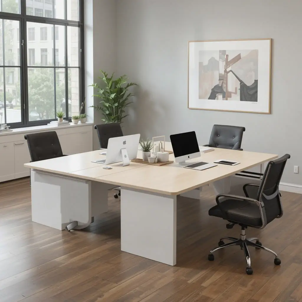 Dual-Function Desk and Conference Table