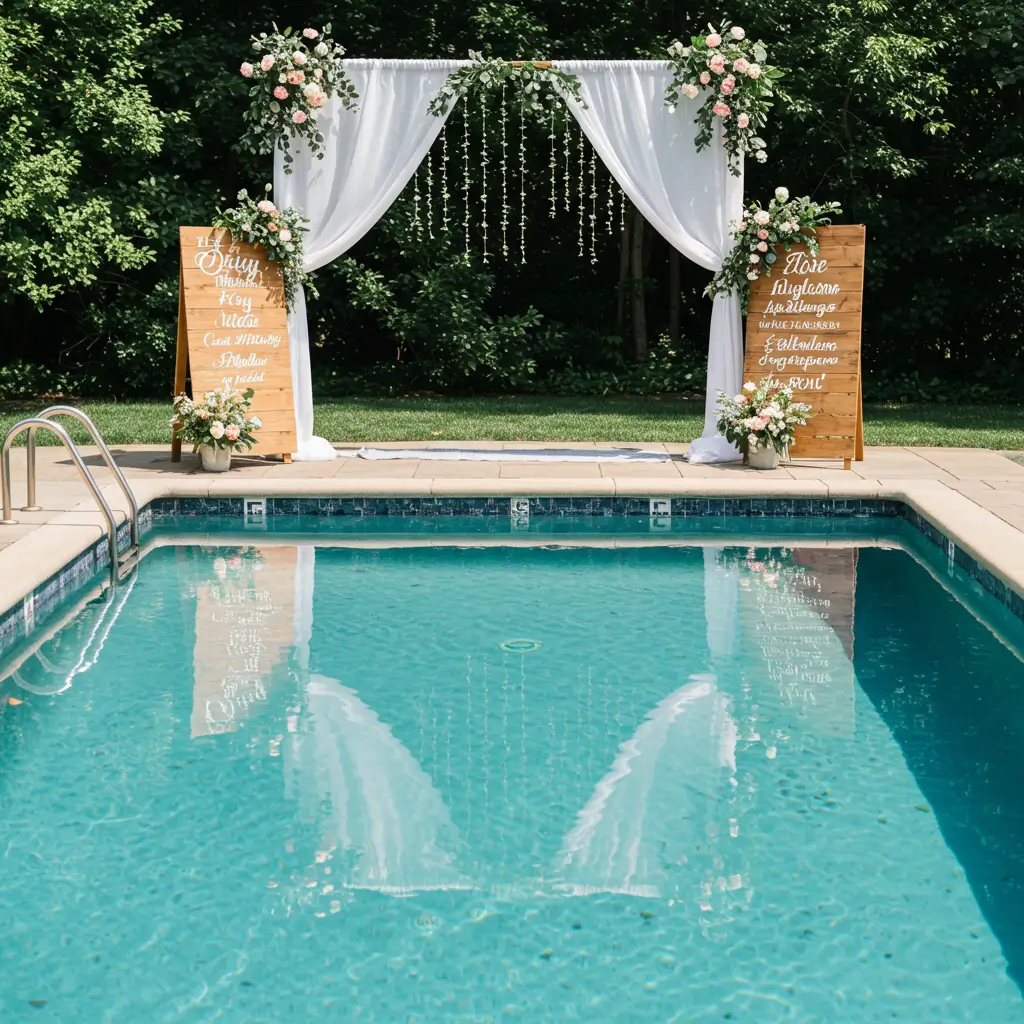 Eco-Friendly Pool Decor