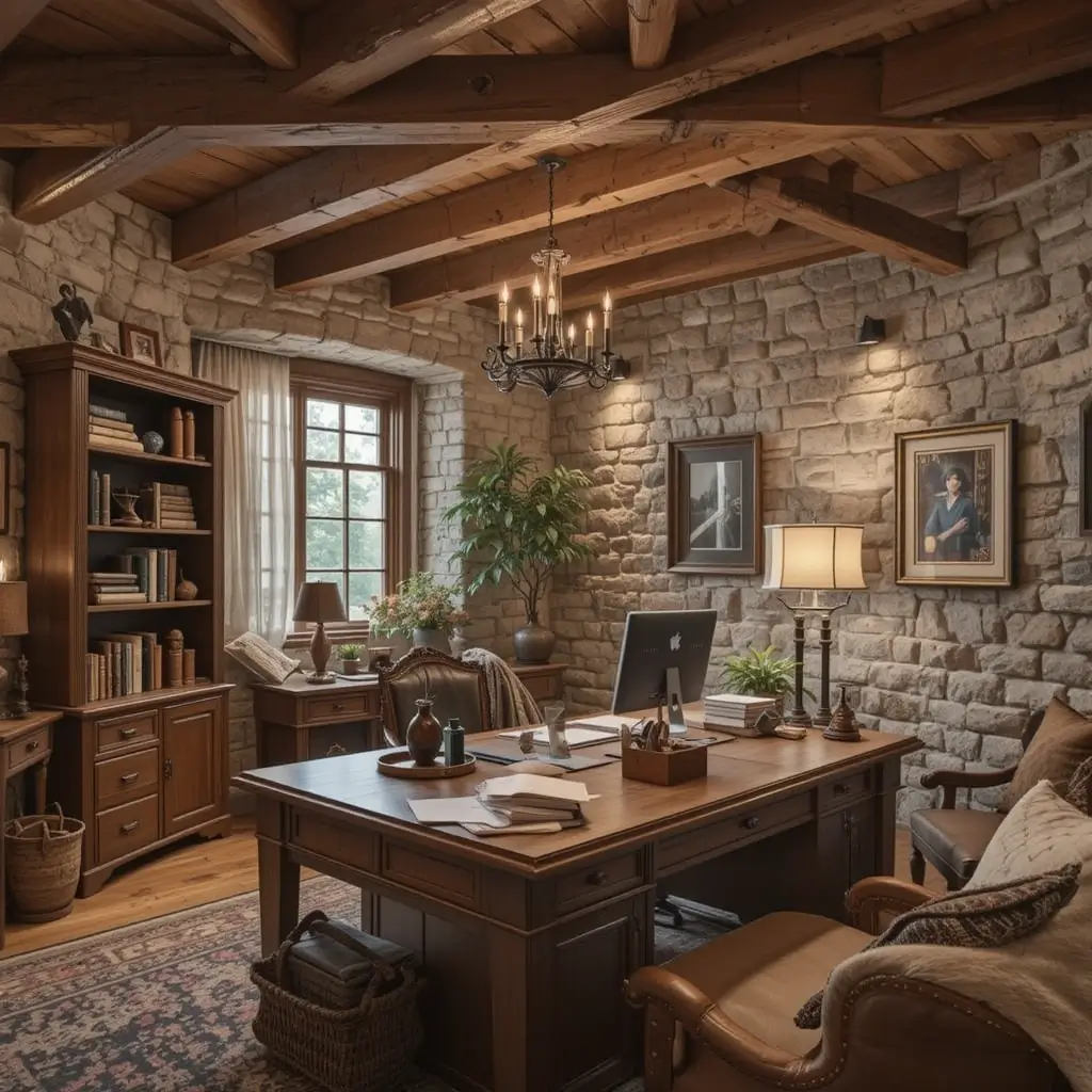  Embrace the Rustic Basement Charm