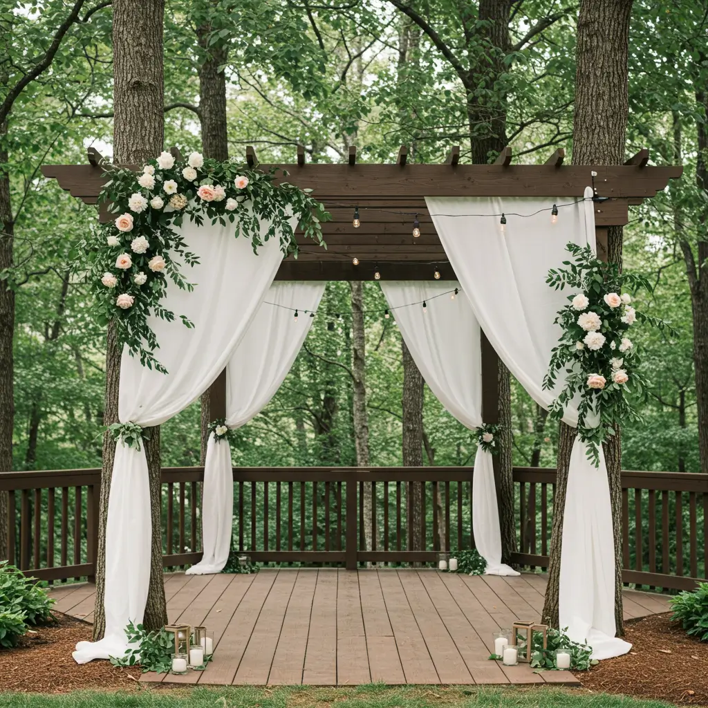 Fabric Draping on Trees