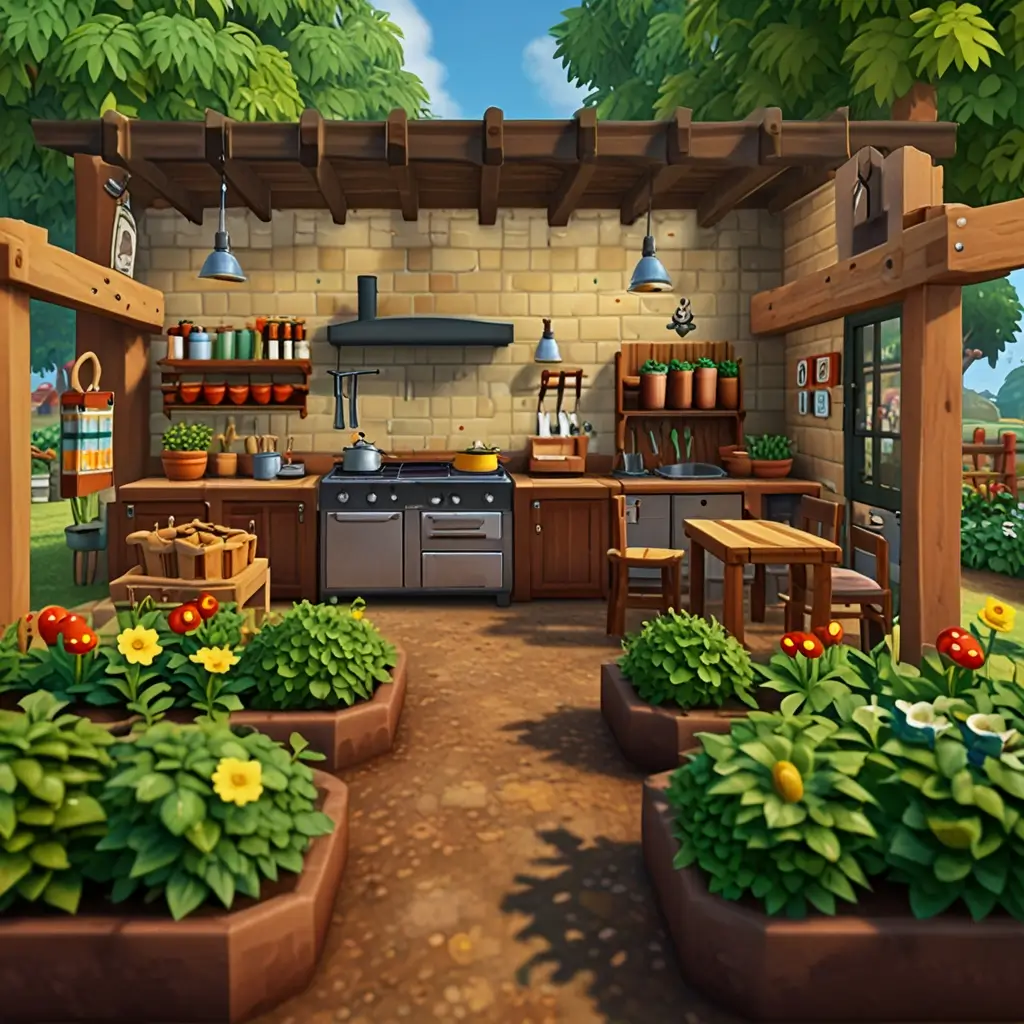 Farm to Table Garden Kitchen