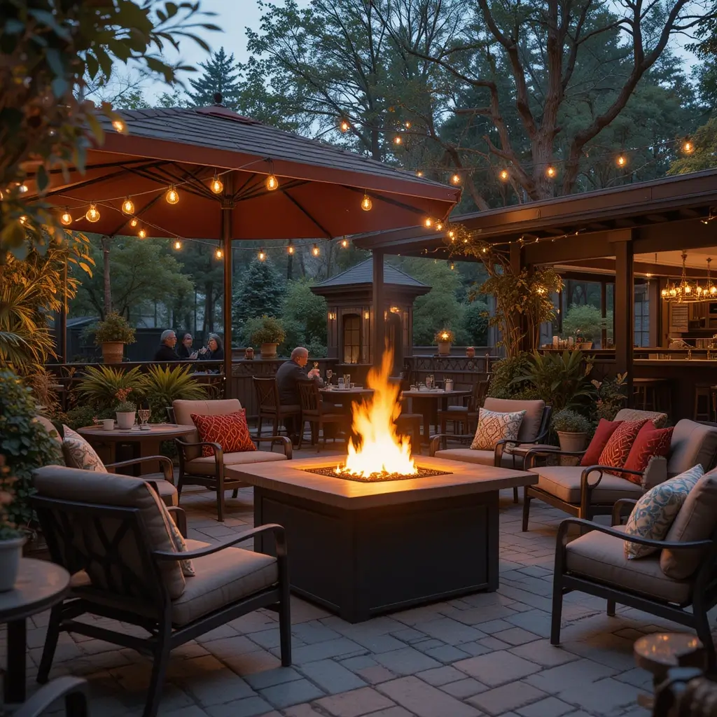 Fire Pit Lighting for Warmth and Glow