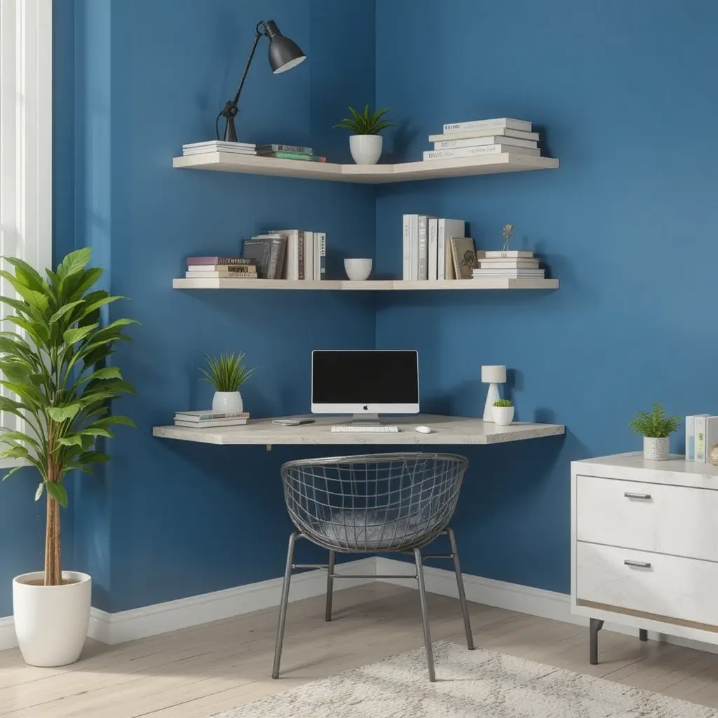 Floating Corner Shelves