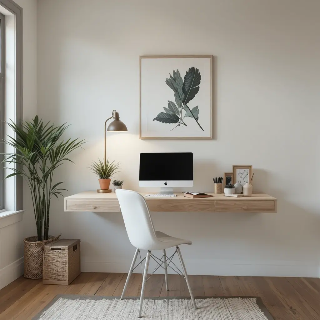 Floating Desk for Minimalist Appeal