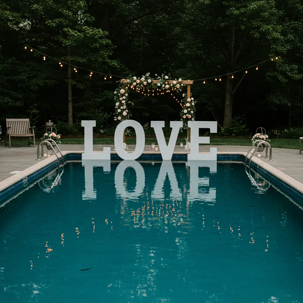Floating Letters or Initials