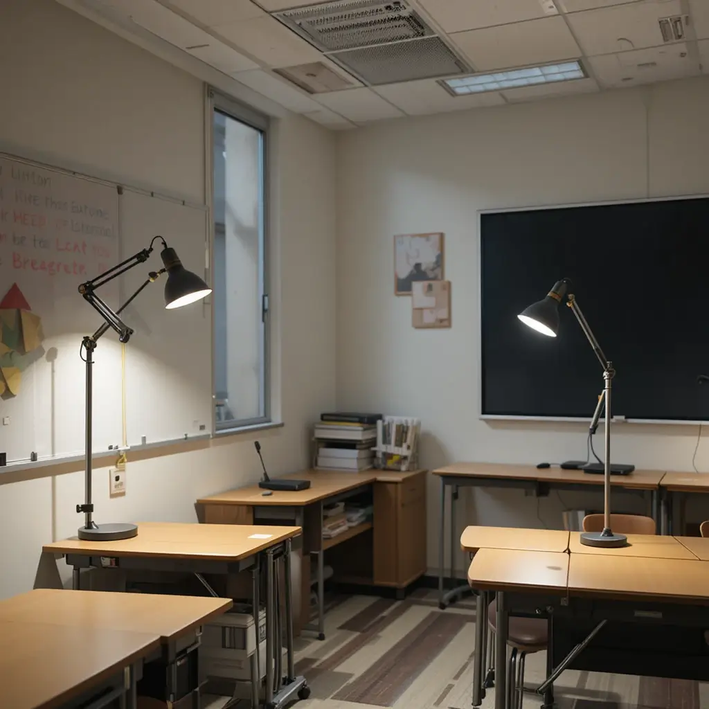 Floor Lamps with Adjustable Arms