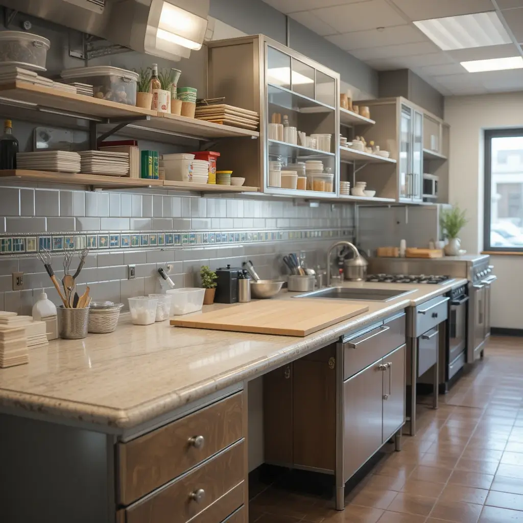 Fold Down Work Surfaces