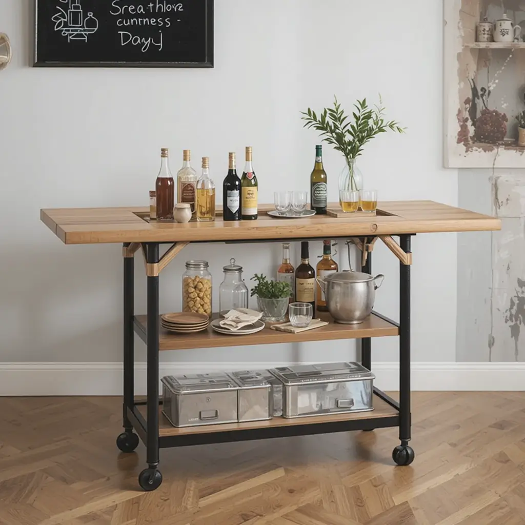 Foldable Bar Carts
