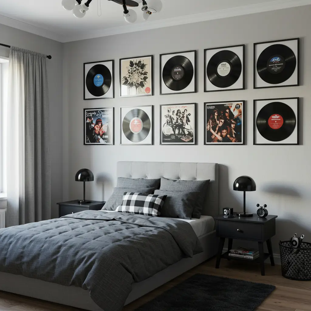 Framed Vinyl Records or Album Covers