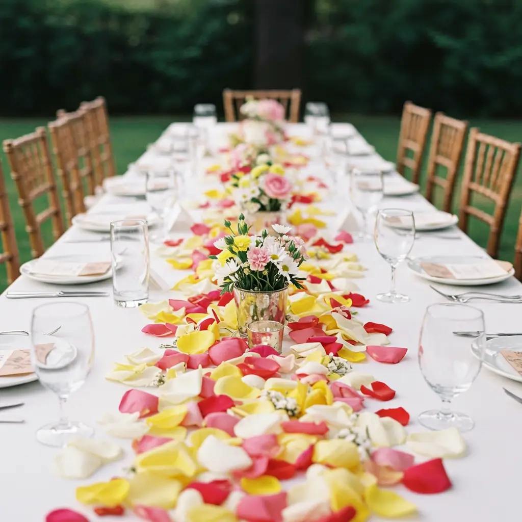 Fresh Flower Petal Runners