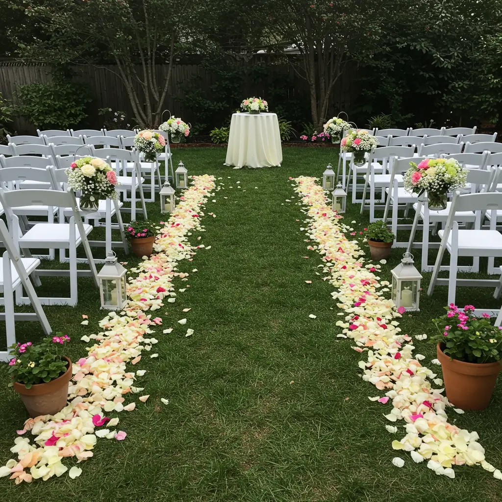 Garden Ceremony Aisle